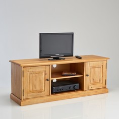 Тумба для ТВ из сосны, Authentic Style La Redoute Interieurs
