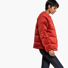 Куртка с воротником-стойкой из велюра La Redoute Collections
