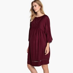 Платье для периода беременности с вышивкой LA Redoute Maternite