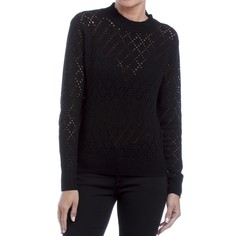 Пуловер ажурный из трикотажа Freeman T. Porter