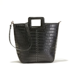 Сумка с ручками с заклепками La Redoute Collections