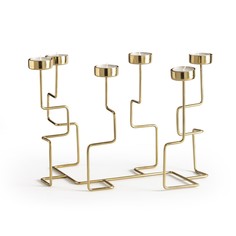 Подсвечник металлический на 6 свечей BIJAT La Redoute Interieurs