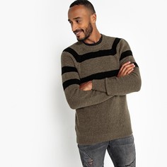 Пуловер с круглым вырезом из плотного трикотажа La Redoute Collections