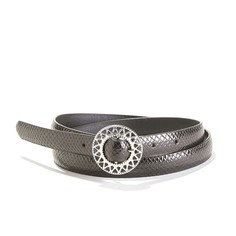 Тонкий ремень с круглой пряжкой La Redoute Collections