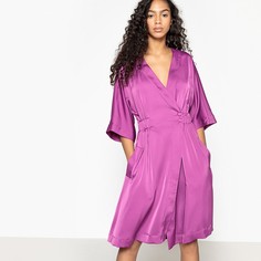 Платье с запахом с эластичным поясом La Redoute Collections