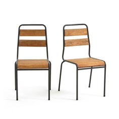 Комплект из 2 садовых стульев LaRedoute