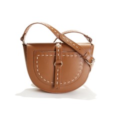 Сумка из кожи в форме полумесяца La Redoute Collections