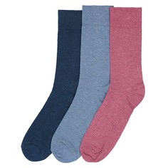 Комплект из 3 пар однотонных носков La Redoute Collections
