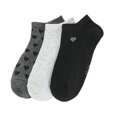 3 пары носков с принтом сердечки La Redoute Collections