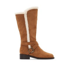 Сапоги на меху, размеры 30-39 La Redoute Collections