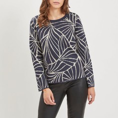 Пуловер с рисунком и круглым вырезом Vila