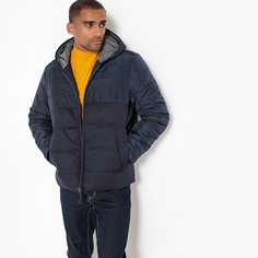 Куртка стеганая из двух материалов с капюшоном La Redoute Collections