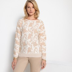 Пуловер жаккардовый с круглым вырезом Anne Weyburn