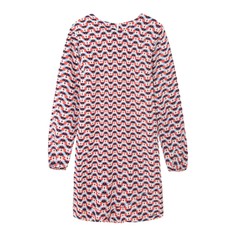 Платье с круглым вырезом и графическим рисунком Pepe Jeans