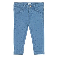 Джинсы прямые с рисунком звезды 1 мес - 3 года La Redoute Collections