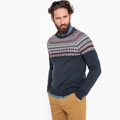 Пуловер с круглым вырезом из плотного трикотажа La Redoute Collections