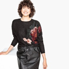 Пуловер с жаккардовым цветочным рисунком Only