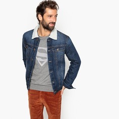 Куртка джинсовая на подкладке из шерпы La Redoute Collections