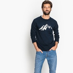 Пуловер с круглым вырезом из плотного трикотажа La Redoute Collections