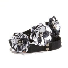 Ремень с пряжкой с цветочным принтом La Redoute Collections