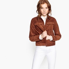 Блузка из велюра La Redoute Collections