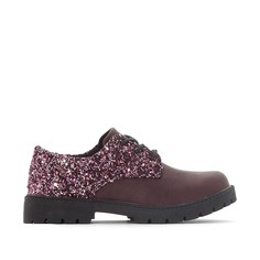 Ботинки-дерби из двух материалов с пайетками 30-39 La Redoute Collections