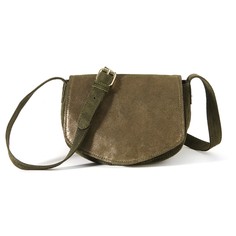 Клатч из кожи с переливами La Redoute Collections