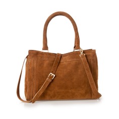 Сумка из замши La Redoute Collections