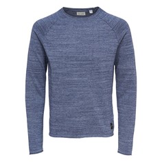 Пуловер с круглым вырезом из тонкого трикотажа Only & Sons