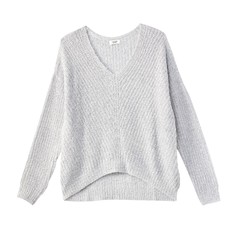 Пуловер с V-образным вырезом из плотного трикотажа Jacqueline DE Yong