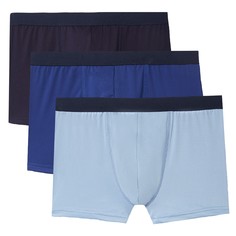 Комплект из 3 однотонных трусов-шортов La Redoute