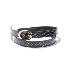 Ремень лакированный в горошек La Redoute Collections