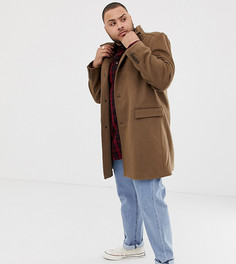 Строгое пальто с добавлением шерсти Jacamo - Коричневый