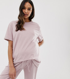 Комбинируемая трикотажная пижамная рубашка ASOS DESIGN Maternity - Розовый