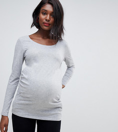 Серый лонгслив New Look Maternity - Серый