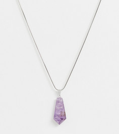Ожерелье с аметистом - кристаллом защиты - CH by Calum - Фиолетовый