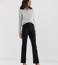 Расклешенные брюки с отделочными швами Y.A.S Tall - Черный