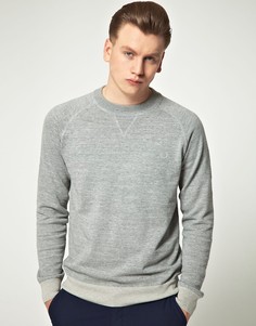 Свитшот с круглым вырезом Fred Perry - Серый