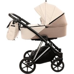 Коляска 2 в 1 Tako jumper style (jumper-v) (белый/бежевый/рама серебро) (tjs-01)