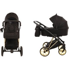 Коляска 2 в 1 Tako jumper style (jumper-v) (черный/рама золото) (tjs-05)