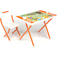 Набор мебели Дэми №у3-05 evro Винни пух, (бел/оранж) Demi