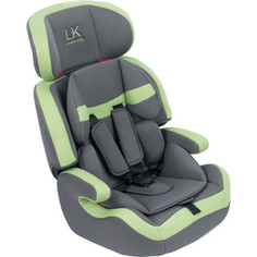 Автокресло Leader Kids CITY TRAVEL Light Grey+Green (св.сер+зелен), 1-2-3 г,(9-36кг)