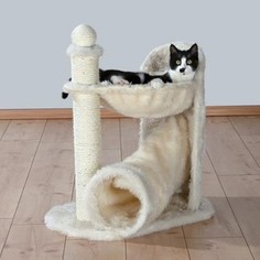 Когтеточка TRIXIE Gandia с полочкой и туннелем для кошек 68см (44551)