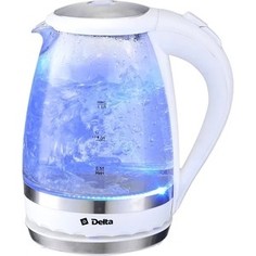 Чайник электрический Delta DL-1202 белый Дельта