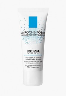 Крем для лица La Roche-Posay HYDREANE EXTRA RICHE, ежедневный, базовый увлажняющий для кожи сухого или нормального типа, 40 мл