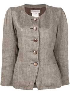 Yves Saint Laurent Vintage однобортный блейзер 1980-х годов