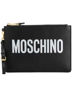 Moschino клатч с логотипом
