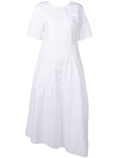 Jil Sander платье макси с короткими рукавами