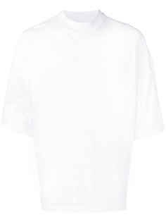 Jil Sander однотонная футболка в стиле оверсайз