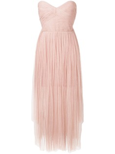Maria Lucia Hohan плиссированное платье миди из тюля
